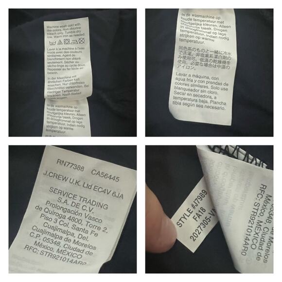 J. Crew 365 The Stretch Modal Blend Shawl Navy Cardigan Size L - Picture 11 of 12